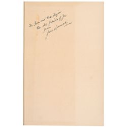 John F. Kennedy Signed Book: As We Remember Joe