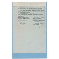 John F. Kennedy’s 1953 Signed Georgetown Lease Agreement