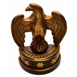 John F. Kennedy’s Senatorial and Presidential Office Gold and Black Eagle Bookend