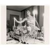 Image 1 : Jacqueline Kennedy Photograph Lighting the Candles for a Dinner Party