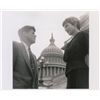Image 1 : John and Jacqueline Kennedy Photograph on the Steps of the Capitol