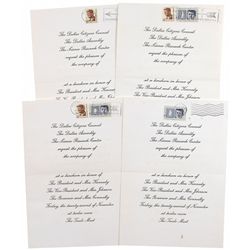 Dallas Trade Mart Luncheon Set of Four Invitations