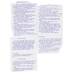 John F. Kennedy Assassination Cellophane Teletype Detailing the Event