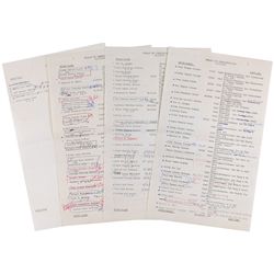 Dallas City Jail Prisoner Logs Featuring Oswald and Ruby