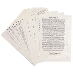 Parkland Hospital Collection of Signed Firsthand Accounts