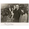 Image 1 : Lady Bird Johnson Signed Photograph of LBJ’s Swearing In