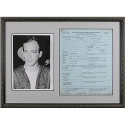 Lee Harvey Proof  of Death Certificate for His Life Insurance