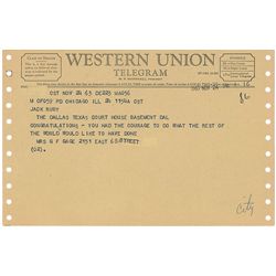 Jack Ruby Telegram of Praise