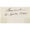 Image 2 : District Attorney Henry Wade Signed Business Card