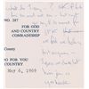 Image 2 : Jacqueline Kennedy Pair of Handwritten Notes