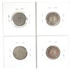 Image 2 : 4 SHIELD NICKELS (67,68,69,76) AG-VG