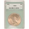 Image 1 : 1923 PEACE DOLLAR NTC MS-66