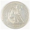 Image 1 : 1849 SEATED LIBERTY DOLLAR BU CLEANED