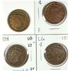 Image 1 : 4-1854 LARGE CENTS "GRADING SET" (GOOD,VG,FINE,VF)