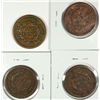 Image 2 : 4-1854 LARGE CENTS "GRADING SET" (GOOD,VG,FINE,VF)