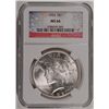 Image 1 : 1922 PEACE DOLLAR NGC MS66