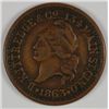 Image 1 : 1863 STORE TOKEN "B.KITTEREDGE" MILITARY GOODS VF