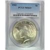 Image 1 : 1923 PEACE SILVER DOLLAR, PCGS MS-64+  SUPER