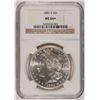 Image 1 : 1881-S MORGAN  DOLLAR, NGC MS-66+ IT SURE LOOKS MS-67 OR BETTER, BLAST WHITE