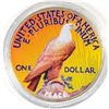 Image 2 : 1922 PEACE SILVER DOLLAR WITH BEAUTIFUL COLOR ENHANCEMENTS ON BOTH SIDES