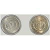 Image 2 : FIRST AND LAST YEAR OF ISSUE ( 1878 AND 1921 )  AU/BU SILVER DOLLARS
