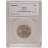 Image 1 : 1918/17-S STANDING LIBERTY QUARTER SEGS AU-53 DETAILS