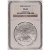Image 1 : 2000 SILVER AMERICAN EAGLE NGC MS69