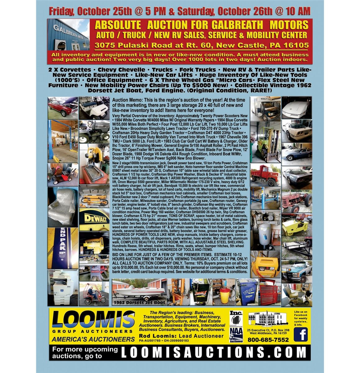 Silent auction description examples image