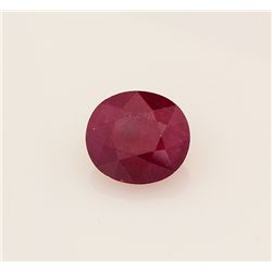 Loose Gemstone Faceted Ruby Corrundum