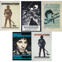 5 Bruce Springsteen "The Boss" Repro Concert Posters