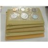Image 1 : 5 ORIGINAL SILVER MINT SETS 1960 TO 1964