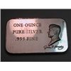 1 OZ PURE SILVER JFK BAR