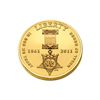 Image 1 : Gold $5 Commemorative Medal Of Honor BU (Date of our ch