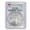 Image 1 : 2007 Silver American Eagle - MS-69 PCGS - First Strike
