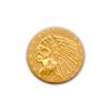 Image 1 : Early Gold Bullion $5 Indian Almost Uncirculated