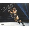 Image 1 : BATISTA AUTOGRAPHED WWE ACTION 8X10 PHOTOGRAPH WITH COA