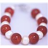 Image 1 : SEMIPRECIOUS AND WHITE PEARL BRACELET