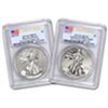 Image 1 : American Silver Eagle West Point Set PCGS 70 First Stri
