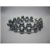 Image 1 : 75 CTW  BLACK SIOPAO FLAT PEARL BRACELET
