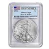 Image 1 : 2012 Silver American Eagle - MS-69 PCGS - First Strike