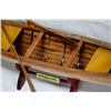 Image 2 : COLLECTORS EDITION HANDMADE INDIAN GIRL CANOE MODEL W/C