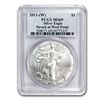 Image 1 : 2011 (W) Silver Eagle - MS-69 PCGS - West Point Label