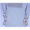 Image 1 : 32.60 CTW WHITE PEARL DANGLING EARRING