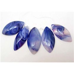 14949 - LOT OF 123.4 CT OF ONYX AGATE PENDANTS