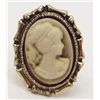 Image 1 : 15137 - EMBOSSED CAMEO ADJUSTABLE RING