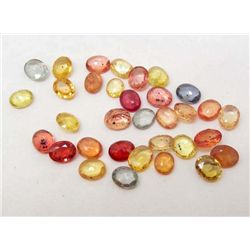 14909 - LOT OF 13.05 CTS OF SONGEA-AFRICAN SAPPHIRE GEMSTONES
