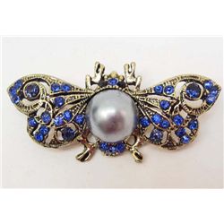 15080 - RHINESTONE BROOCH PIN - WASP