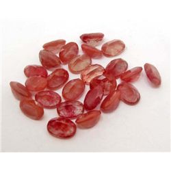 14908 - LOT OF 20.97 CTS OF COPPER RED CONGO ANDENSINE GEMSTONES