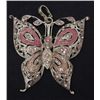 Image 1 : 14761 -  BUTTERFLY RHINESTONE PENDANT