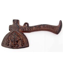15178 - CAST IRON PROHIBITION AXE